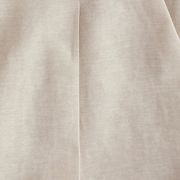 Women's Cream Linen Blend High Waisted Shorts - Picture 5 of 8